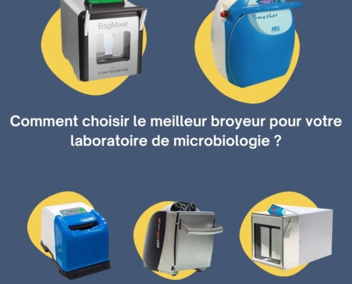 broyeurs utilisés dans les laboratoires de microbiologie alimentaire