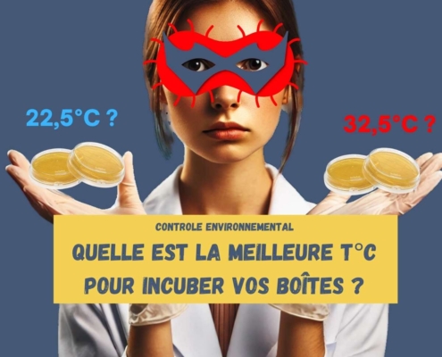 Quelle est la température idéale pour incuber les boîtes de contrôle environnemental ?