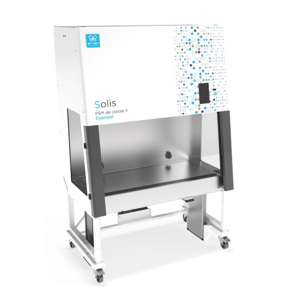 Poste de sécurité microbiologique de Erlab (anciennement Noroit). Modèle Solis pour la microbiologie