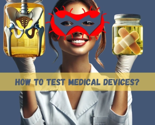 what are the microbiology analysis run on medical devices ?