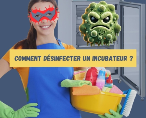 Nettoyer un incubateur de microbiologie (étuve) qui est contaminé avec des spores de microorganismes.