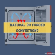 What is the difference between a natural convection incubator and a forced convection incubator?