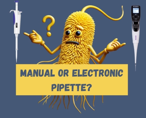 Which pipette works the best for the microbiology laboratory ? the manual pipette or the electronic pipette